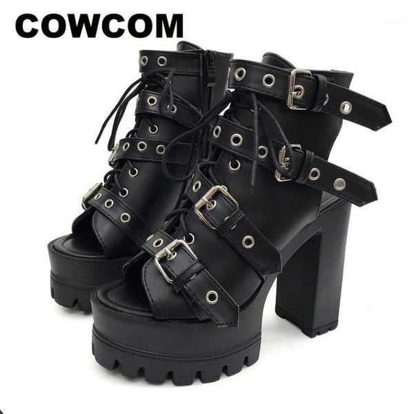 cowcom 2020 women fish toe black sandals women's shoes thick bottom waterproof platform thick heel sandals1
cowcom 2020 women fish toe black sandals women's shoes thick bottom waterproof platform thick heel sandals1