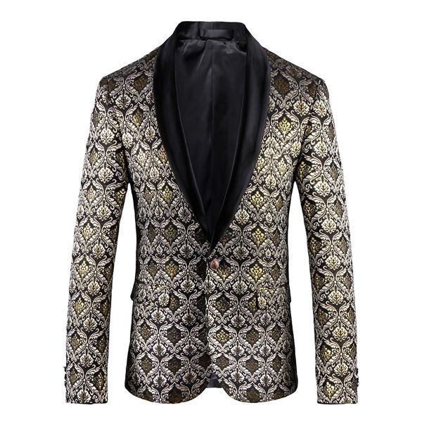 youth fashion men's wedding banquet host dress nightclub hairdressing golden suit jacket tide cotton single suit 201106, White;black
youth fashion men's wedding banquet host dress nightclub hairdressing golden suit jacket tide cotton single suit 201106, White;black