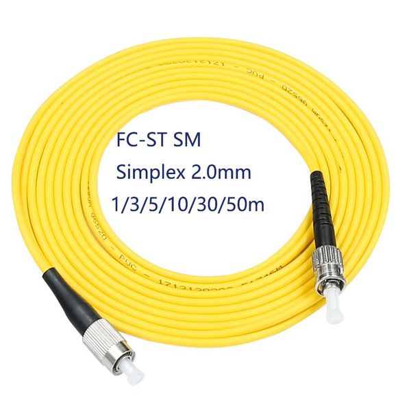 fiber optic equipment 10pcs st/upc-fc/upc singlemode sm simplex2.0mmfiber optical jumper patch cord 1m/3m/5m/10m/30m/50m
fiber optic equipment 10pcs st/upc-fc/upc singlemode sm simplex2.0mmfiber optical jumper patch cord 1m/3m/5m/10m/30m/50m