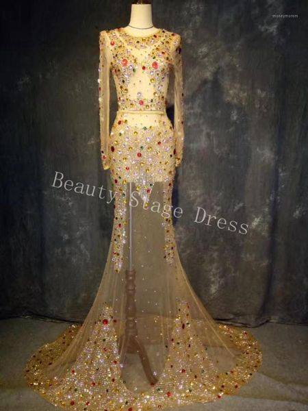 stage wear multi-color crystals respective long train dress super luxurious big tail evening costume wedding celebrate prom1, Black;red
stage wear multi-color crystals respective long train dress super luxurious big tail evening costume wedding celebrate prom1, Black;red