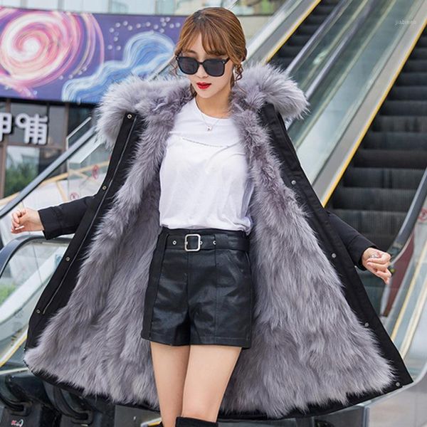new style raccoon fur parka jacket women mid-length detachable raccoon fur liner, hooded coat with large collar1, Black
new style raccoon fur parka jacket women mid-length detachable raccoon fur liner, hooded coat with large collar1, Black