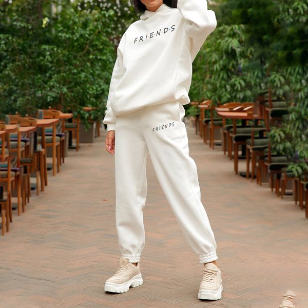 women's tracksuit fleece letter printed two piece sets hooded long sleeve hoodies suit female sport pants ladies set oversized q1217, Black;white
women's tracksuit fleece letter printed two piece sets hooded long sleeve hoodies suit female sport pants ladies set oversized q1217, Black;white
