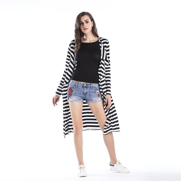 spring and autumn womens cardigan casual long sleeve stripe patchwork long cardigan blouse coat l103111, Tan;black
spring and autumn womens cardigan casual long sleeve stripe patchwork long cardigan blouse coat l103111, Tan;black