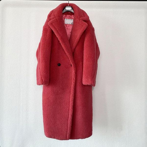 women's coat teddy bear fur coat women alpaca women wool loose coats winter warm thicken classic red, Black
women's coat teddy bear fur coat women alpaca women wool loose coats winter warm thicken classic red, Black