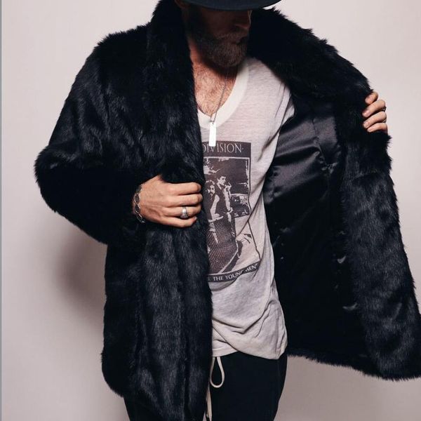thick warm winter men faux coats stand collar thick warm long sleeve solid fur overcoat fashion outerwear black jackets, Black;brown
thick warm winter men faux coats stand collar thick warm long sleeve solid fur overcoat fashion outerwear black jackets, Black;brown