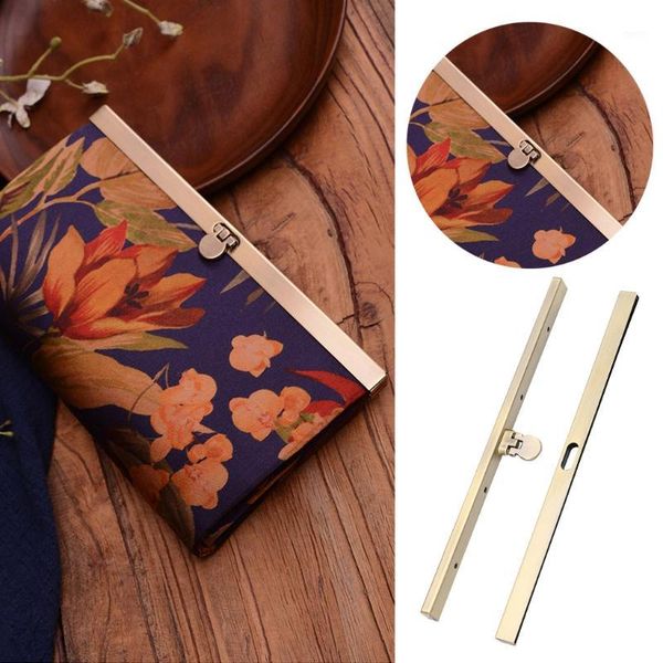 1pc 19cm new bronze silver purse wallet frame bar edge strip clasp metal openable edge replacement1, Black
1pc 19cm new bronze silver purse wallet frame bar edge strip clasp metal openable edge replacement1, Black