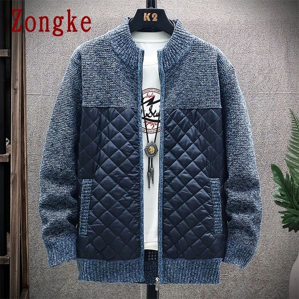 zongke thick argyle mens cardigan knitted winter sweater men clothing casual warm coats autumn new arrival -3xl 201214, White;black
zongke thick argyle mens cardigan knitted winter sweater men clothing casual warm coats autumn new arrival -3xl 201214, White;black