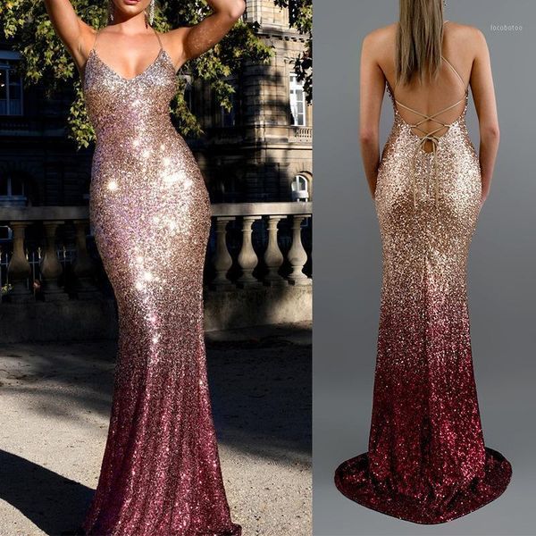 party dresses prom dress v-neck sling sequined gradient mermaid long vestidos de fiesta elegante vestido lentejuelas1, White;black
party dresses prom dress v-neck sling sequined gradient mermaid long vestidos de fiesta elegante vestido lentejuelas1, White;black