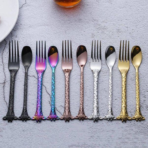 1pc creative cartoon giraffe spoon fork stainless steel milk coffee spoon ice cream candy teaspoon accessories
1pc creative cartoon giraffe spoon fork stainless steel milk coffee spoon ice cream candy teaspoon accessories