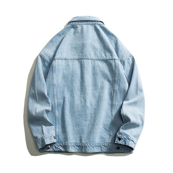 spring new denim jackets for men fashion casual baggy solid color vintage washed simple jean coat brand clothing plus size m-5xl, Black;brown
spring new denim jackets for men fashion casual baggy solid color vintage washed simple jean coat brand clothing plus size m-5xl, Black;brown