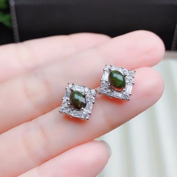 stud 100% natural and real opal earring 925 sterling silver fine jewelry engagement gift, Golden;silver
stud 100% natural and real opal earring 925 sterling silver fine jewelry engagement gift, Golden;silver