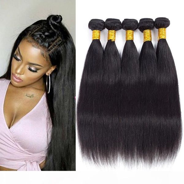 brazilian virgin straight hair 5 pcs grade 8a unprocessed virgin peruvian straight human hair weaves bundles indian straight hair wefts, Black 
brazilian virgin straight hair 5 pcs grade 8a unprocessed virgin peruvian straight human hair weaves bundles indian straight hair wefts, Black