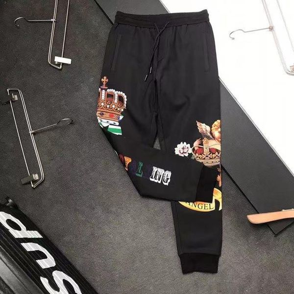 men's pants bk11371 fashion 2021 runway luxury european design party style clothing, Black