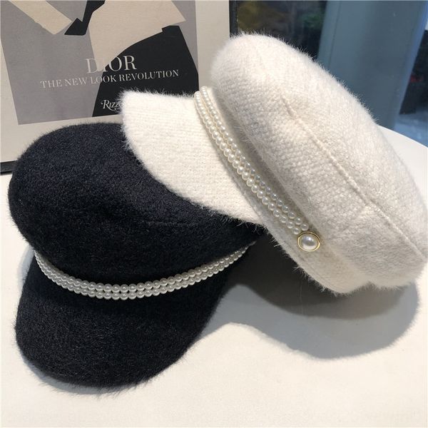 0thlq british style design pearl plushhat for women fashion in autumn and women's wear winter women's wear winter women'scap, Brown;gray
0thlq british style design pearl plushhat for women fashion in autumn and women's wear winter women's wear winter women'scap, Brown;gray