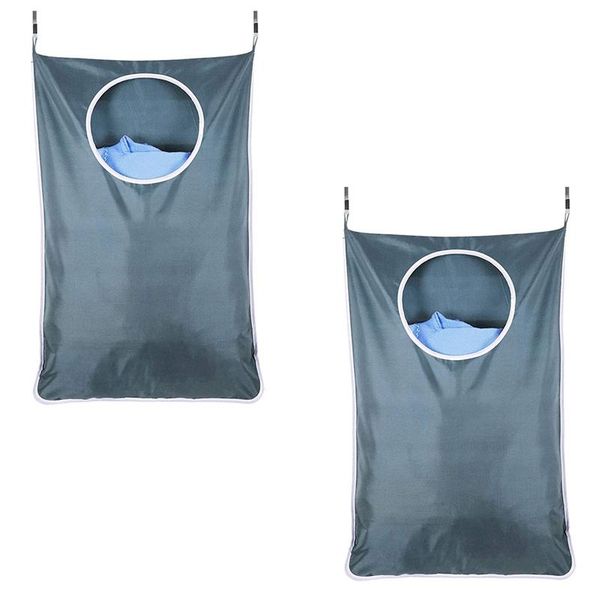 2 pcs hanging laundry hamper bag,over the door high capacity laundry hamper,for holding clothes&saving space
2 pcs hanging laundry hamper bag,over the door high capacity laundry hamper,for holding clothes&saving space