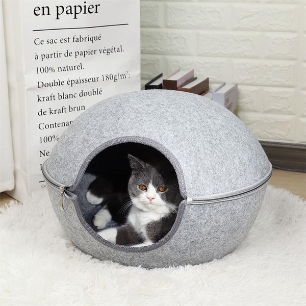 egg shape pet cat bed felt mats sleeping bag zipper funny warm bed for small dog puppy kitten 2 size cushion sofa durable kennel
egg shape pet cat bed felt mats sleeping bag zipper funny warm bed for small dog puppy kitten 2 size cushion sofa durable kennel