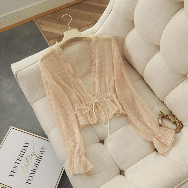 2021 summer solid cardigans vintage lace-up flounce shirt women casual 3/4 sleeve blouse tunic blusas elegant shrug, White
2021 summer solid cardigans vintage lace-up flounce shirt women casual 3/4 sleeve blouse tunic blusas elegant shrug, White