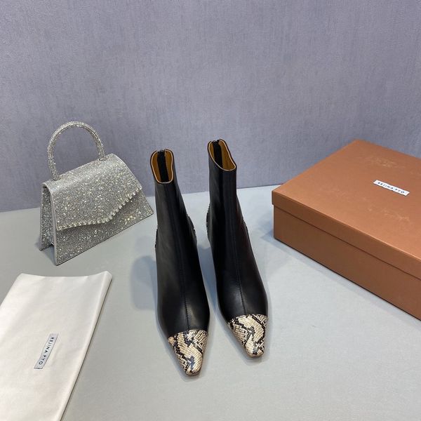 new arrivel женские сапоги на высоком каблуке кожаные и змеиные и змеиные украшения botas de mujer de diseño de lujo модные пинетки, Black
new arrivel женские сапоги на высоком каблуке кожаные и змеиные и змеиные украшения botas de mujer de diseño de lujo модные пинетки, Black