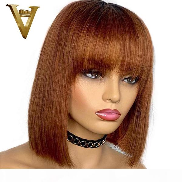honey blonde short bob wig with bangs 13x6 lace front human hair wigs for women brazilian remy hair straight wig 150 density, Black;brown
honey blonde short bob wig with bangs 13x6 lace front human hair wigs for women brazilian remy hair straight wig 150 density, Black;brown