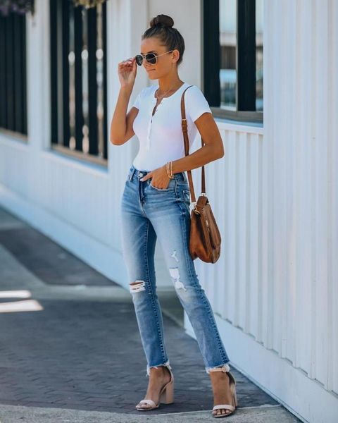 women's jeans winter europe and the united states ripped personality frilled straight leg woman high-waisted holes, Blue
women's jeans winter europe and the united states ripped personality frilled straight leg woman high-waisted holes, Blue
