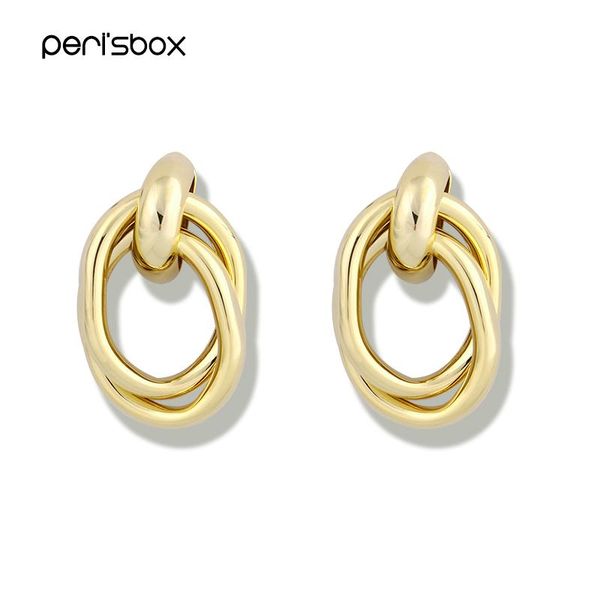 peri'sbox gold silver color knotted stud earrings simple twisted circle stud earrings minimalist geometric oval studs jewelry, Golden;silver
peri'sbox gold silver color knotted stud earrings simple twisted circle stud earrings minimalist geometric oval studs jewelry, Golden;silver