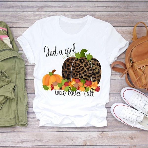 women graphic t-shirt just a girl who loves fall letter print short sleeve female printed camisas mujer womens t-shirts, White
women graphic t-shirt just a girl who loves fall letter print short sleeve female printed camisas mujer womens t-shirts, White