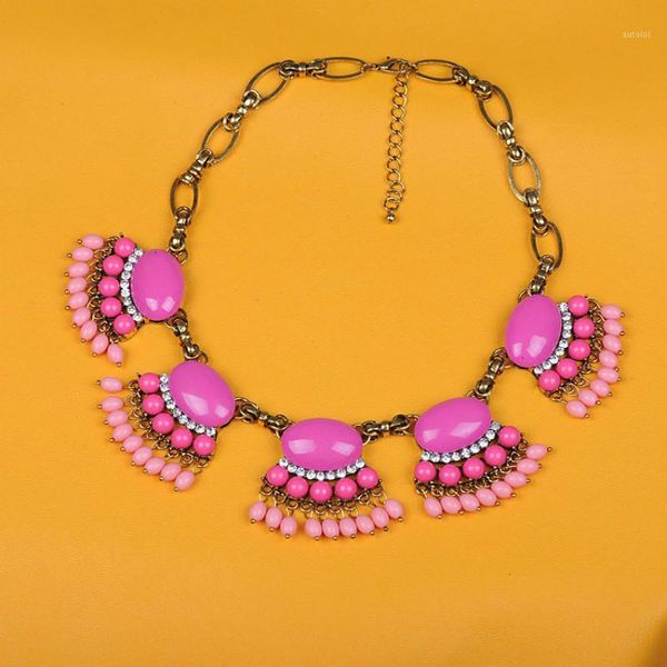 brand retro boho fashion fluorescent short alloy necklace color sector necklace1, Golden;silver 
brand retro boho fashion fluorescent short alloy necklace color sector necklace1, Golden;silver