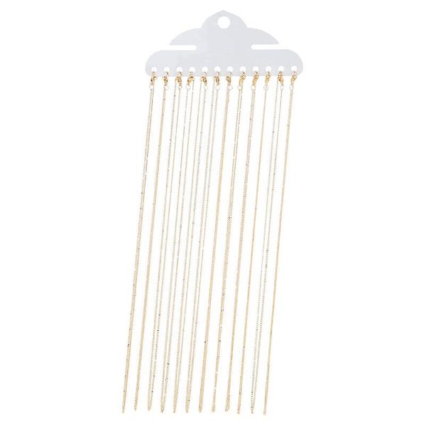 12pcs/set 42cm gold color lobster clasp chain for diy pendant necklace jewelry making accessories supplies, Silver
12pcs/set 42cm gold color lobster clasp chain for diy pendant necklace jewelry making accessories supplies, Silver