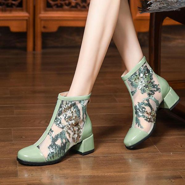 boots yourseason retro women genuine leather sandals 2021 summer round toe female concise zipper embroider mesh party shoes1, Black
boots yourseason retro women genuine leather sandals 2021 summer round toe female concise zipper embroider mesh party shoes1, Black