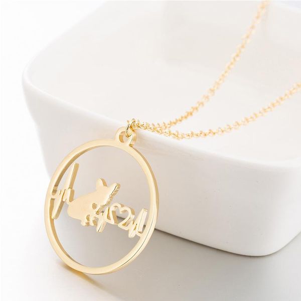 pendant necklaces chain on the neck steel color heat women cute dog pendants stainless woman accessories fashion jewelry, Silver
pendant necklaces chain on the neck steel color heat women cute dog pendants stainless woman accessories fashion jewelry, Silver