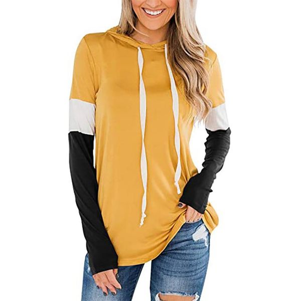 women's hoodies & sweatshirts women sweatshirt color block splicing hoodie long sleeve pocket drawstring pullover lady outdoor casual, Black
women's hoodies & sweatshirts women sweatshirt color block splicing hoodie long sleeve pocket drawstring pullover lady outdoor casual, Black