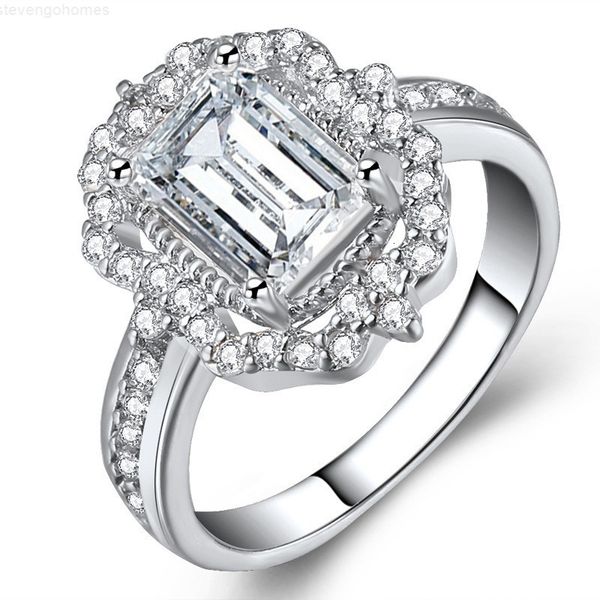 new rose-gilt zircon princess big diamond engagement ring fashion women's jewelry 2020 rings, Golden;silver
new rose-gilt zircon princess big diamond engagement ring fashion women's jewelry 2020 rings, Golden;silver