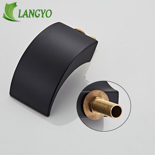 langyo split type type waterfall fauce mixer полностью латунный черный модный кран ванной комнаты горячей холодной воды водопроводной кран b 
langyo split type type waterfall fauce mixer полностью латунный черный модный кран ванной комнаты горячей холодной воды водопроводной кран b