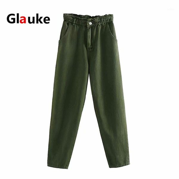 glauke spring summer ashion thin section high waist slim and straight baggy green jeans high waist jeans elastic loose korean wo1, Blue
glauke spring summer ashion thin section high waist slim and straight baggy green jeans high waist jeans elastic loose korean wo1, Blue