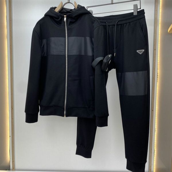 men tracksuits triangle letter printed clothing sets mens fashion jackets + pants suits two pieces set mens comfortable sweatsuits, Gray
men tracksuits triangle letter printed clothing sets mens fashion jackets + pants suits two pieces set mens comfortable sweatsuits, Gray