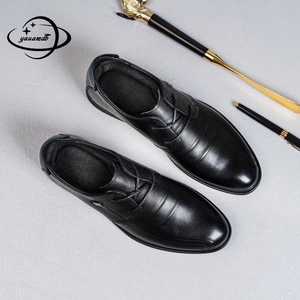 dress shoes size 38-44 mens spring autumn lace-up round toe genuine leather slip-on business comfortable male footwear hy98, Black
dress shoes size 38-44 mens spring autumn lace-up round toe genuine leather slip-on business comfortable male footwear hy98, Black