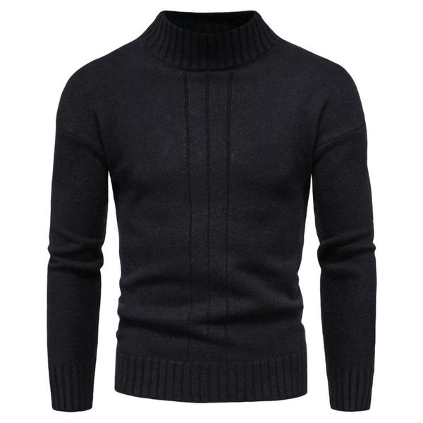 men's turtleneck half cotton pullover autumn winter thick warm solid slim fit no yq clothing knitted casual sweater pull homme, White;black
men's turtleneck half cotton pullover autumn winter thick warm solid slim fit no yq clothing knitted casual sweater pull homme, White;black