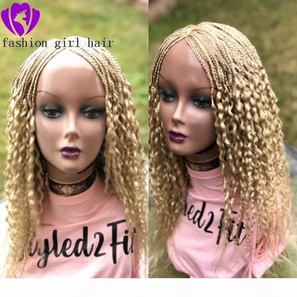 new 18inches 613 blonde braided wig with curly tip frontal lace closure box braids wig black women full lace front braids wig with baby hair
new 18inches 613 blonde braided wig with curly tip frontal lace closure box braids wig black women full lace front braids wig with baby hair