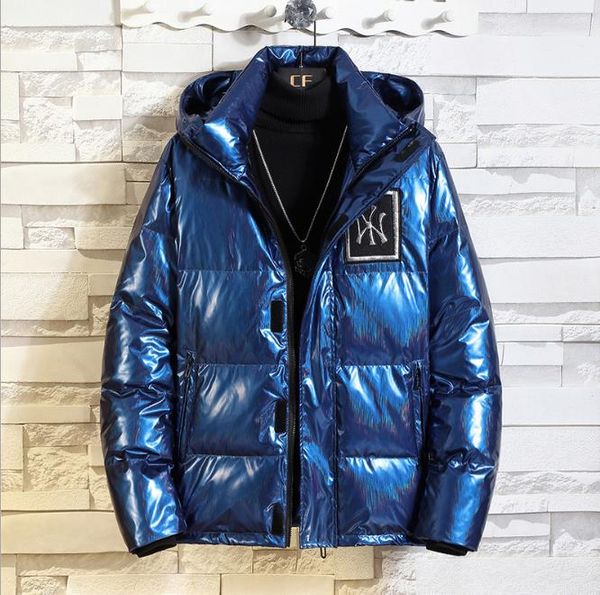 down jacket men's new style white duck down korean winter men's bright face couple thickened warmth casual men's jacket, Black
down jacket men's new style white duck down korean winter men's bright face couple thickened warmth casual men's jacket, Black