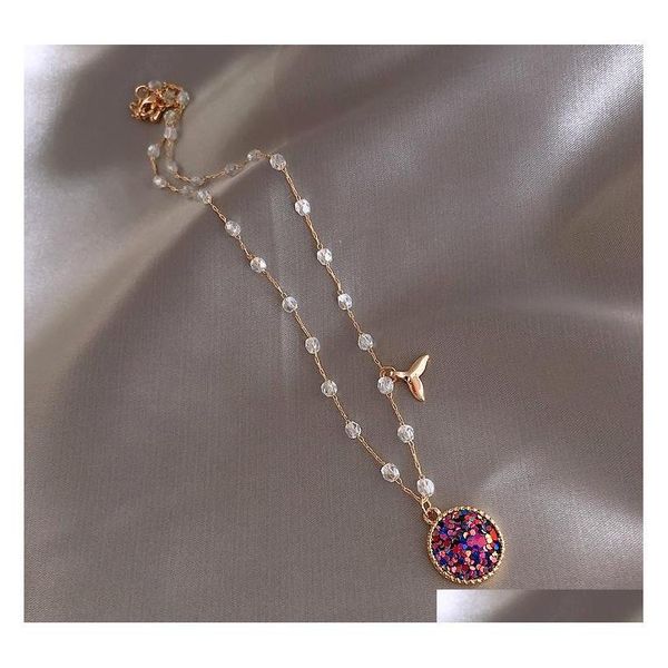 s1162 fashion jewelry mermaid necklace sea's daughter super fairy choker necklace crystal beads pendant necklace svl92, Silver
s1162 fashion jewelry mermaid necklace sea's daughter super fairy choker necklace crystal beads pendant necklace svl92, Silver