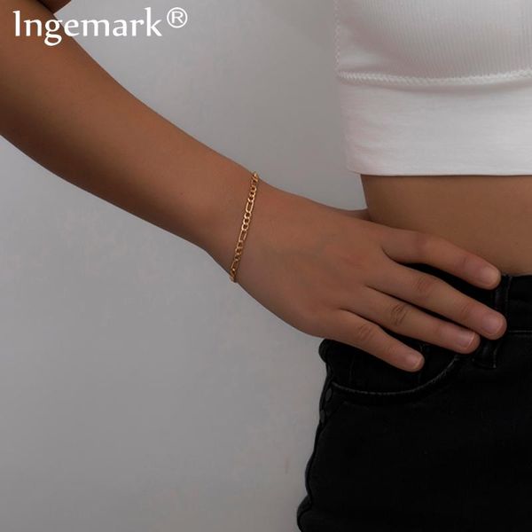 simple small alloy curb cuban chain bracelets for women punk vintage lock link bracelets wrist friends hand jewelry gifts, Black
simple small alloy curb cuban chain bracelets for women punk vintage lock link bracelets wrist friends hand jewelry gifts, Black