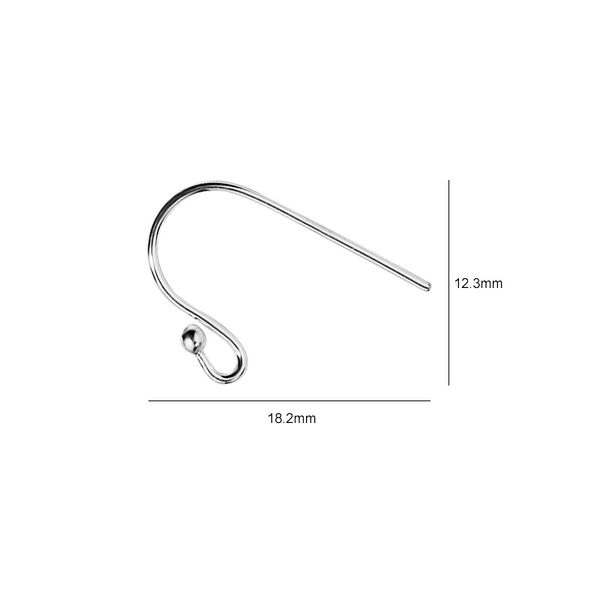 5 pairs 925 sterling silver ear hooks with ballsimple fashion earring spring clasps for earring making jewelry findings
5 pairs 925 sterling silver ear hooks with ballsimple fashion earring spring clasps for earring making jewelry findings