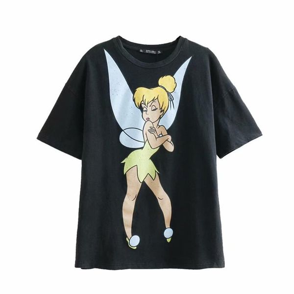 summer new women's style round neck short sleeve front cartoon print pullover t-shirt for women, Black;gray
summer new women's style round neck short sleeve front cartoon print pullover t-shirt for women, Black;gray