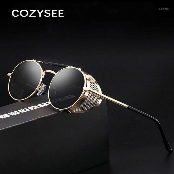 classic gothic steampunk sunglasses men women brand designer vintage round metal frame sun glasses uv protection1, White;black
classic gothic steampunk sunglasses men women brand designer vintage round metal frame sun glasses uv protection1, White;black