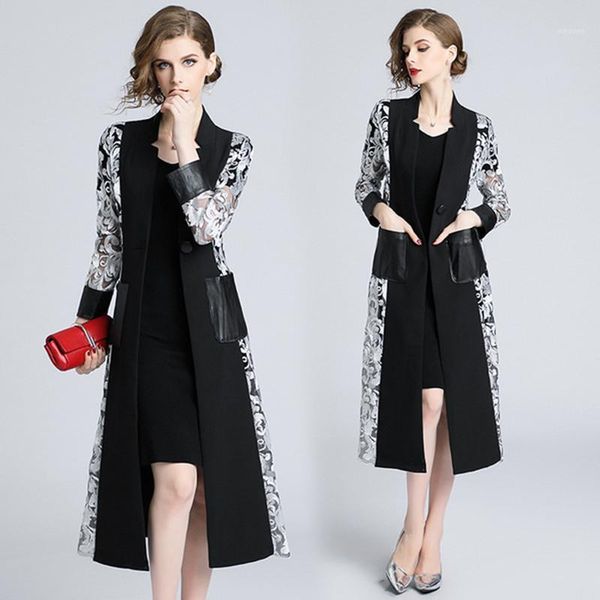 europe station new autumn high-grade mesh embroidery coat women show thin slim temperament elegant coat1, Black
europe station new autumn high-grade mesh embroidery coat women show thin slim temperament elegant coat1, Black