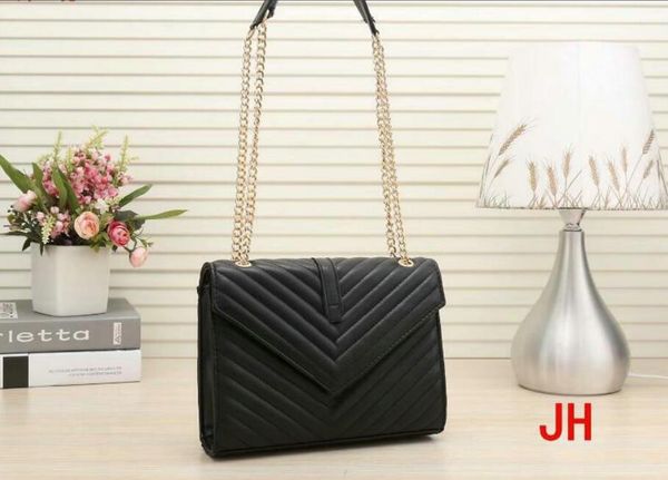 new fashion women's crossbody handbag fashion leather cross bag women's shoulder handbag purse gold chain shoulder bag