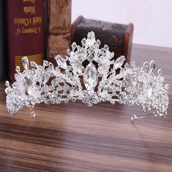 forseven bridal wedding party crown hair accessories shining crystal headband tiaras silver color leaf shaped hair jewelry, Golden;silver
forseven bridal wedding party crown hair accessories shining crystal headband tiaras silver color leaf shaped hair jewelry, Golden;silver