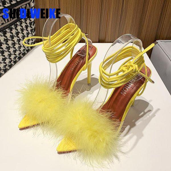 ankle strap high heels open toe furry fur women sandals thick high heel 10cm party wedding summer lady shoes plus size 43, Black
ankle strap high heels open toe furry fur women sandals thick high heel 10cm party wedding summer lady shoes plus size 43, Black