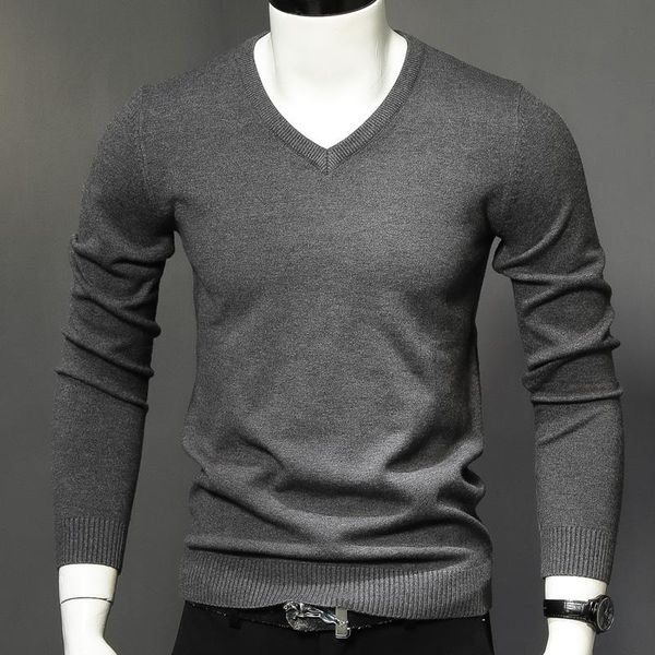 sweater men v-neck knitted pullover business casual jersey autumn winter oversized clothes, White;black
sweater men v-neck knitted pullover business casual jersey autumn winter oversized clothes, White;black