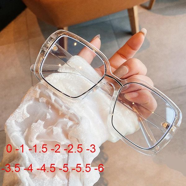 sunglasses transparent computer glasses frame women men anti blue light square eyewear oversized clear shades myopia -1 -2 -3 -4 -5, White;black
sunglasses transparent computer glasses frame women men anti blue light square eyewear oversized clear shades myopia -1 -2 -3 -4 -5, White;black